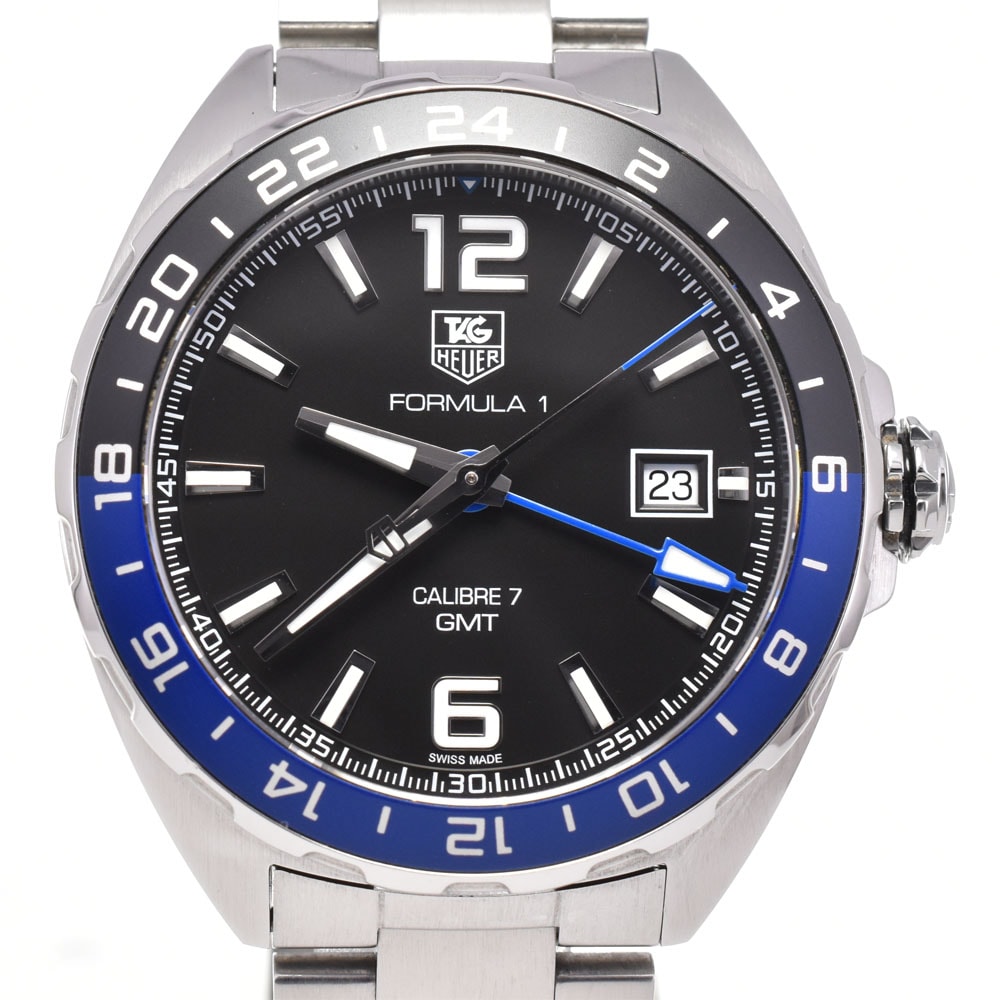 タグホイヤー TAG HEUER WAZ211A フォーミュラ1 キャリバー7 GMT 自動巻き メンズ 良品 箱・保証書付き P#145942