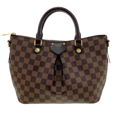 LOUIS VUITTON ルイ・ヴィトン シエナPM ハンドバッグ N41545 ダミエキャンバス ブラウン レディース【中古】