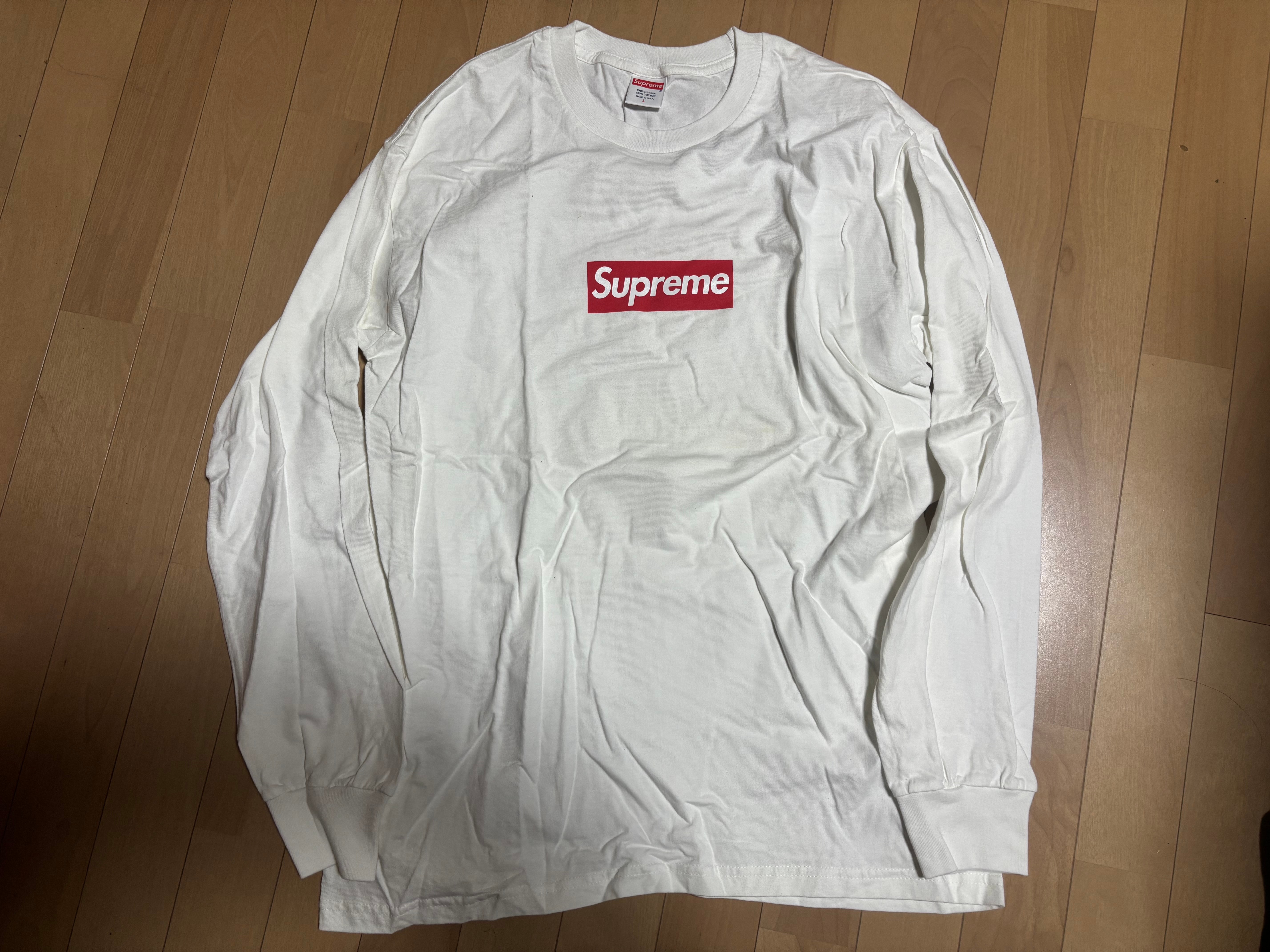 Supreme Box Logo L/S Tee "White"