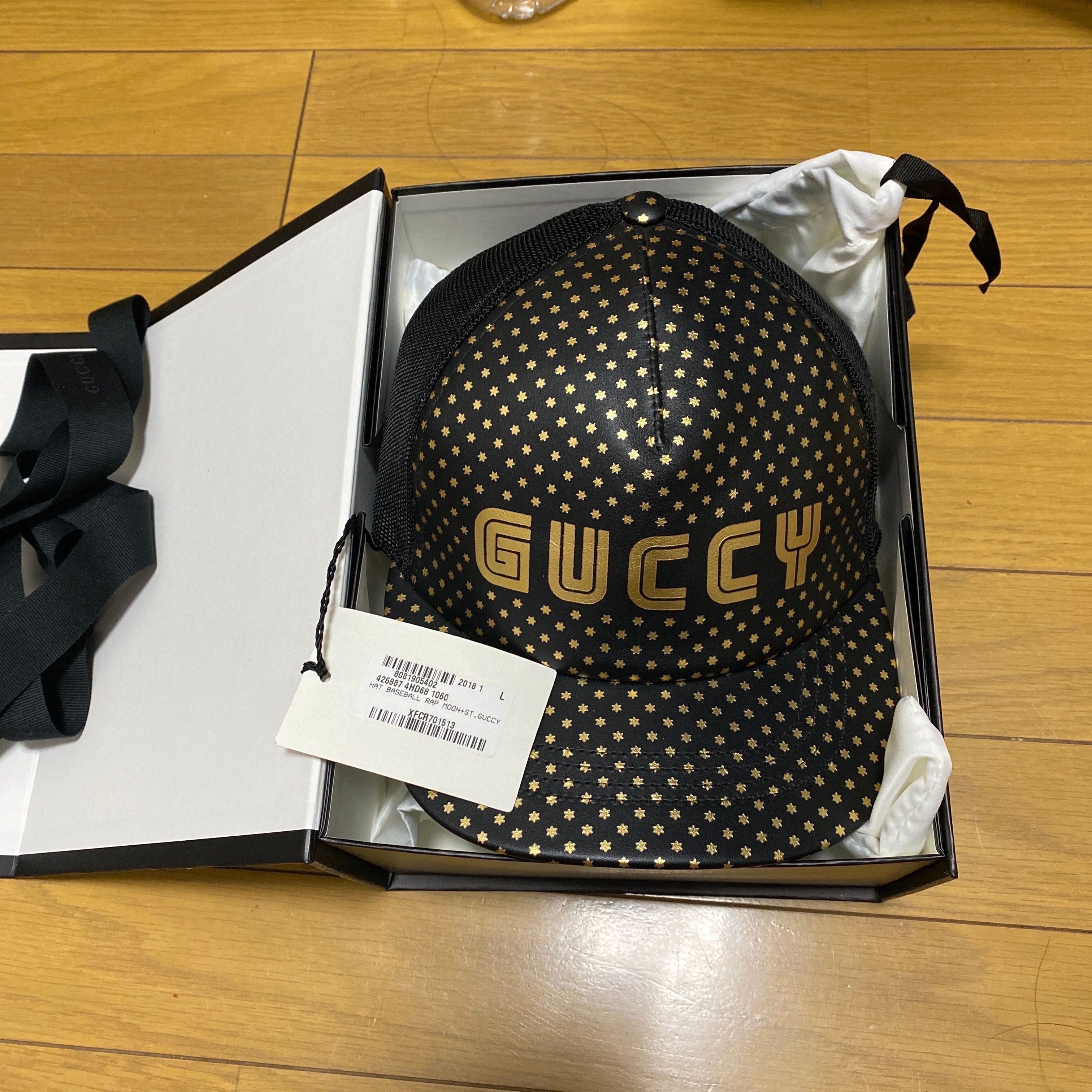 グッチ GGスプリーム タイガー キャップ 