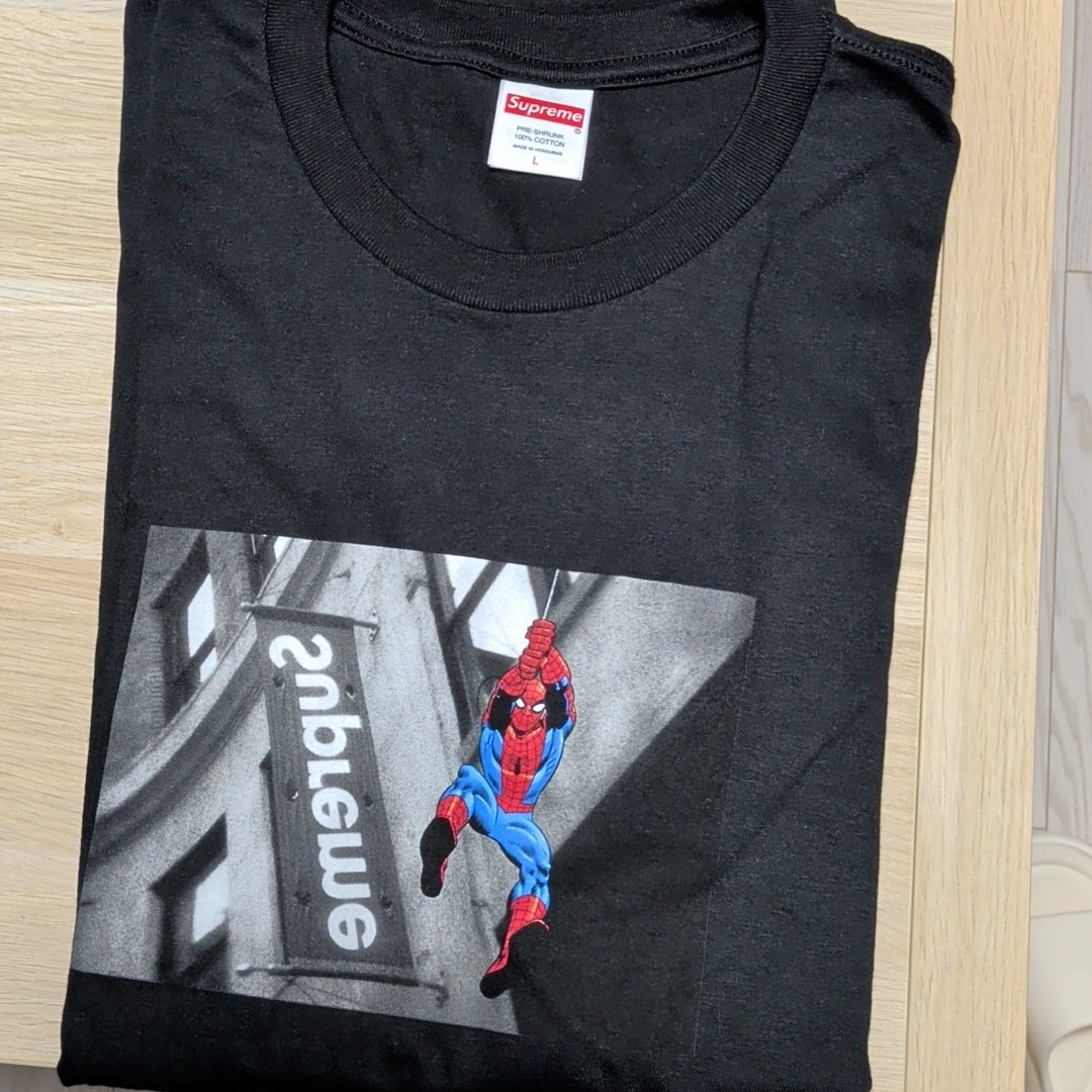 Supreme x Spider-Man Tee "Black"