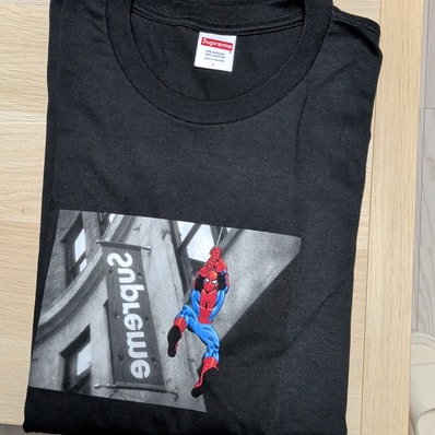 Supreme x Spider-Man Tee "Black"