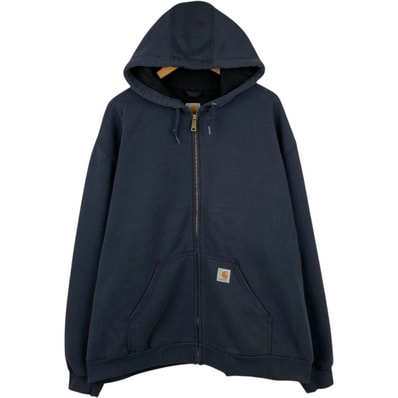 古着 カーハート Carhartt スウェットフルジップパーカー メンズXXL相当/eaa664038