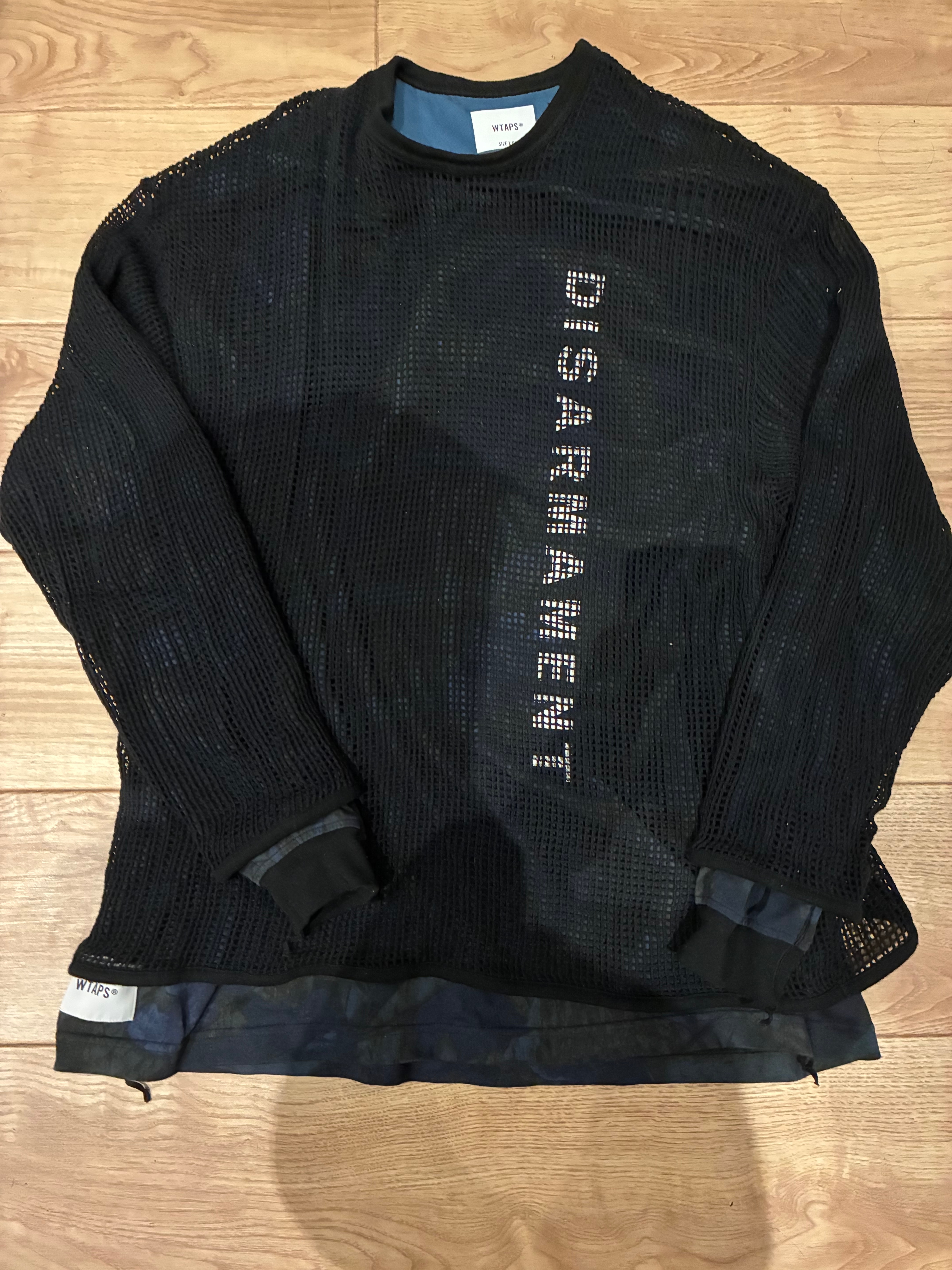 WTAPS Ghill / LS / Cotton "Black"