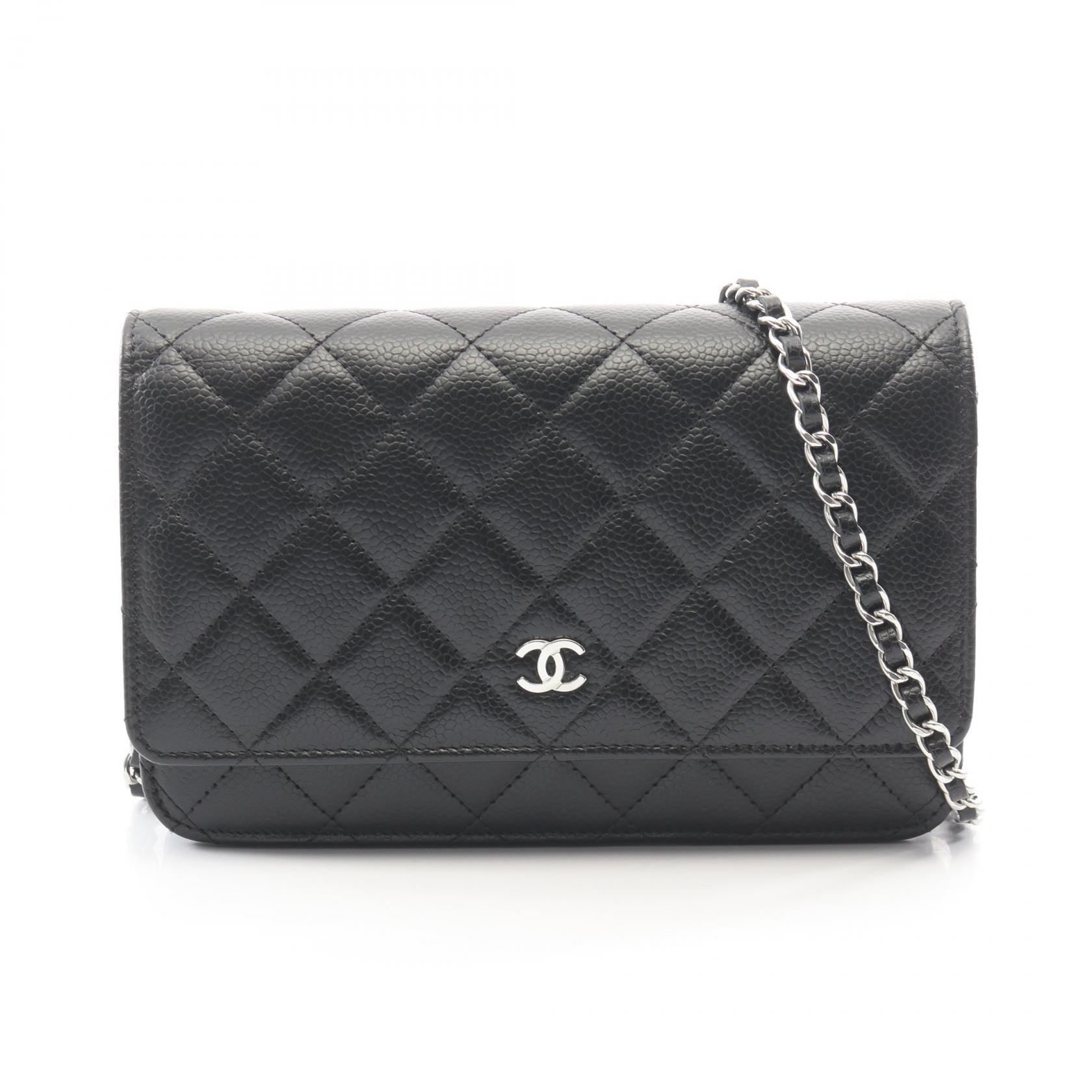 シャネル CHANEL マトラッセ ショルダーバッグ バッグ キャビアスキン(グレインドカーフ) レディース ブラック系 AP0250 【中古】