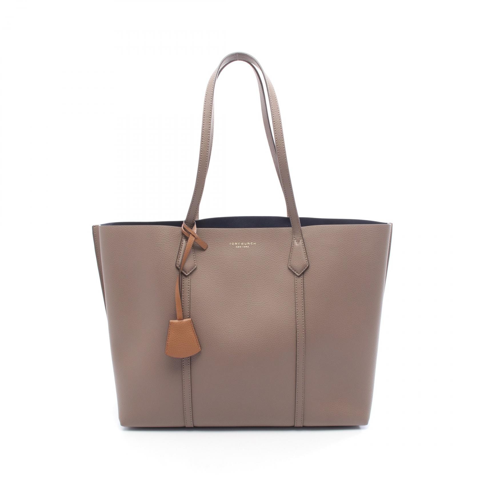 トリーバーチ Tory Burch PERRY ペリー トートバッグ バッグ レザー レディース ベージュ系 169476001 【中古】