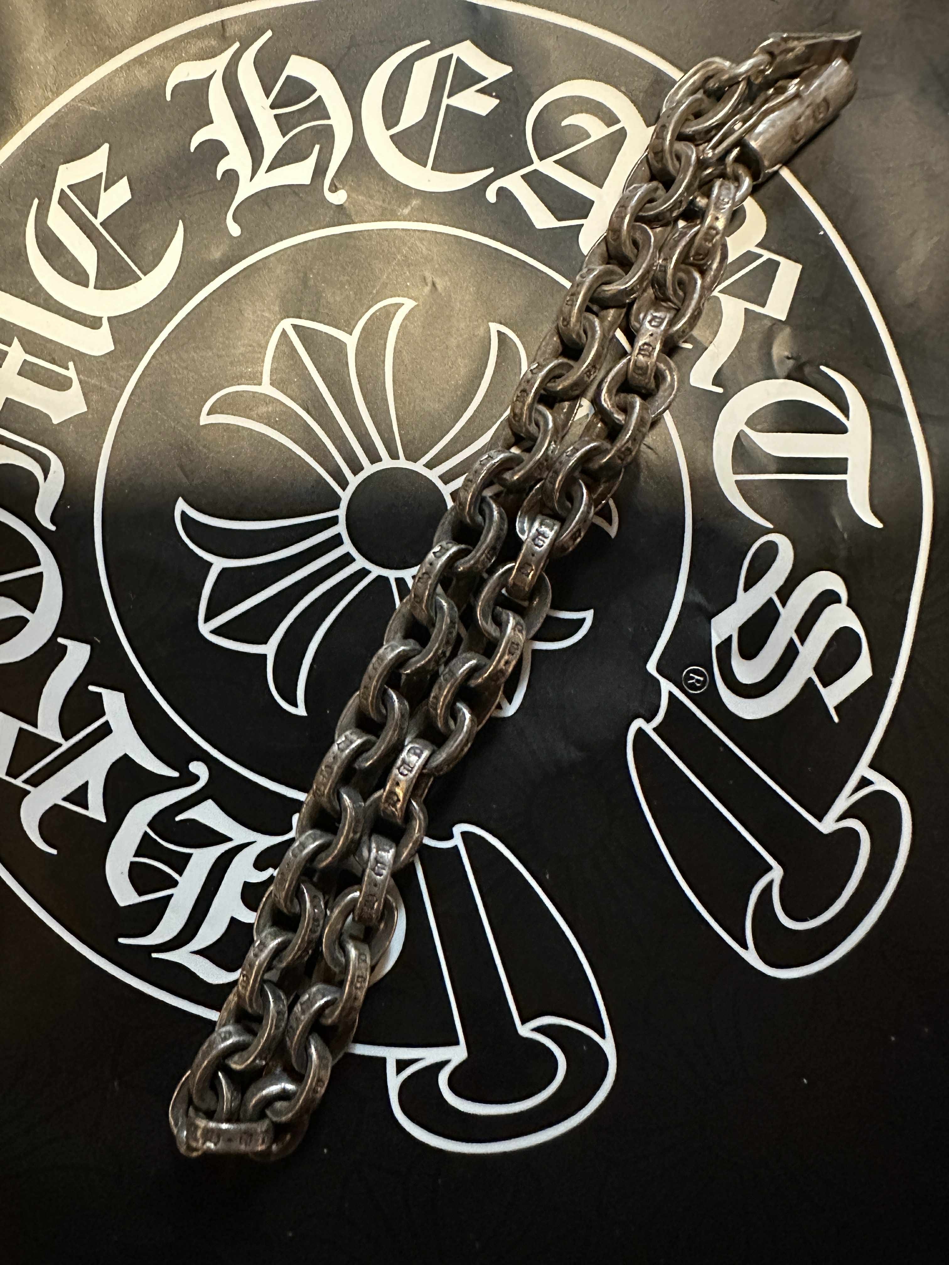 Chrome Hearts Paper Chain Bracelet "Silver"