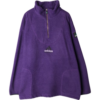 古着 アディダス adidas EQUIPMENT エキップメント ハーフジップ フリースプルオーバー メンズXL相当/eaa619492