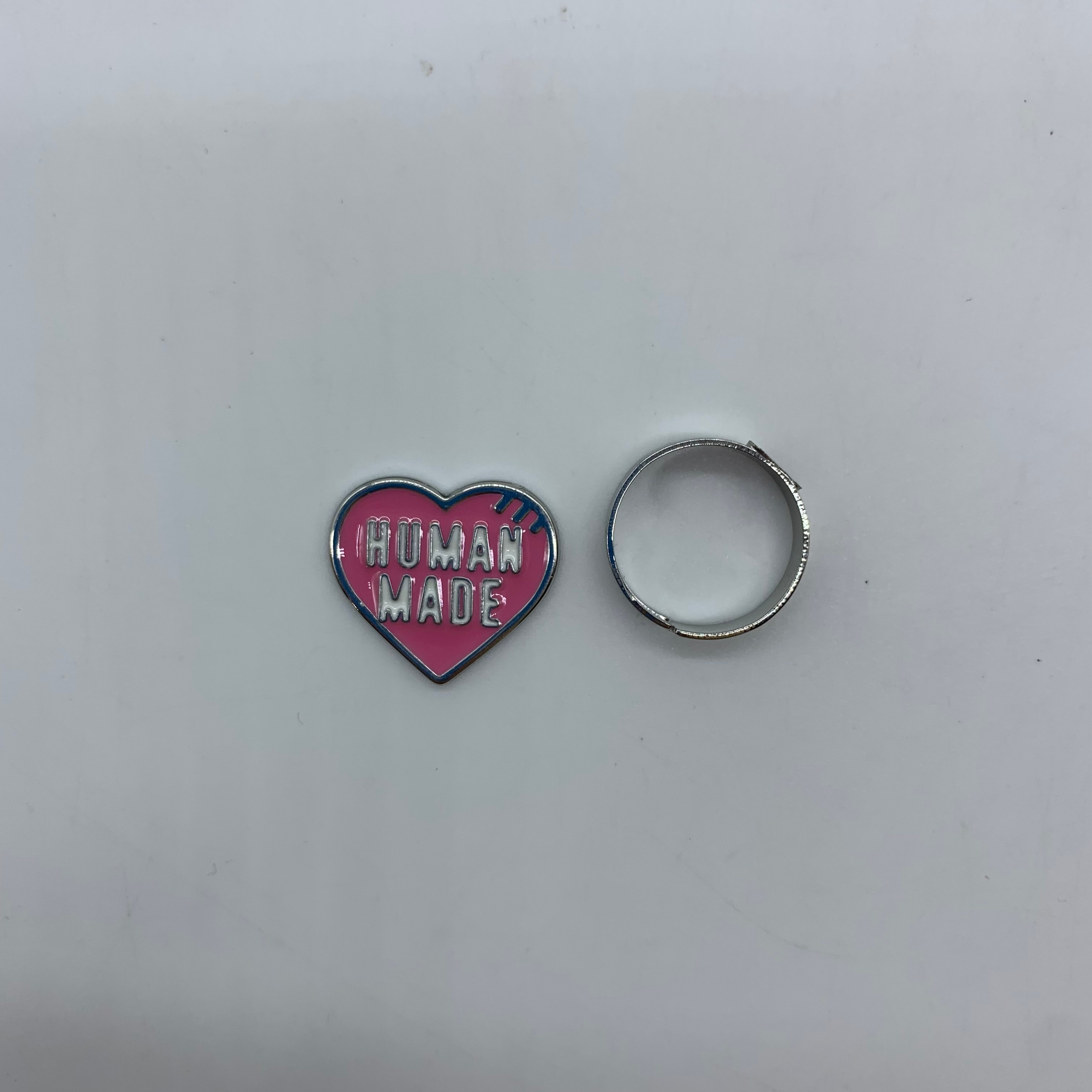 HUMAN MADE Heart Silver Earrings 