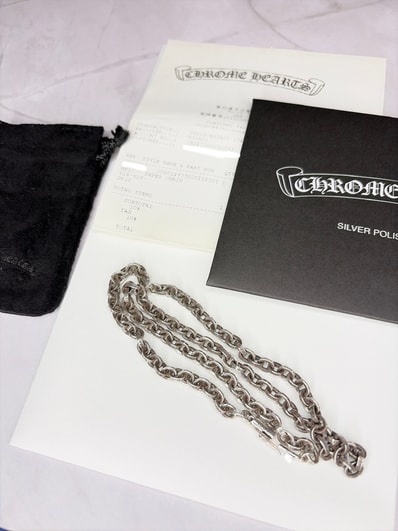 Chrome Hearts Paper Chain Necklace "Silver"