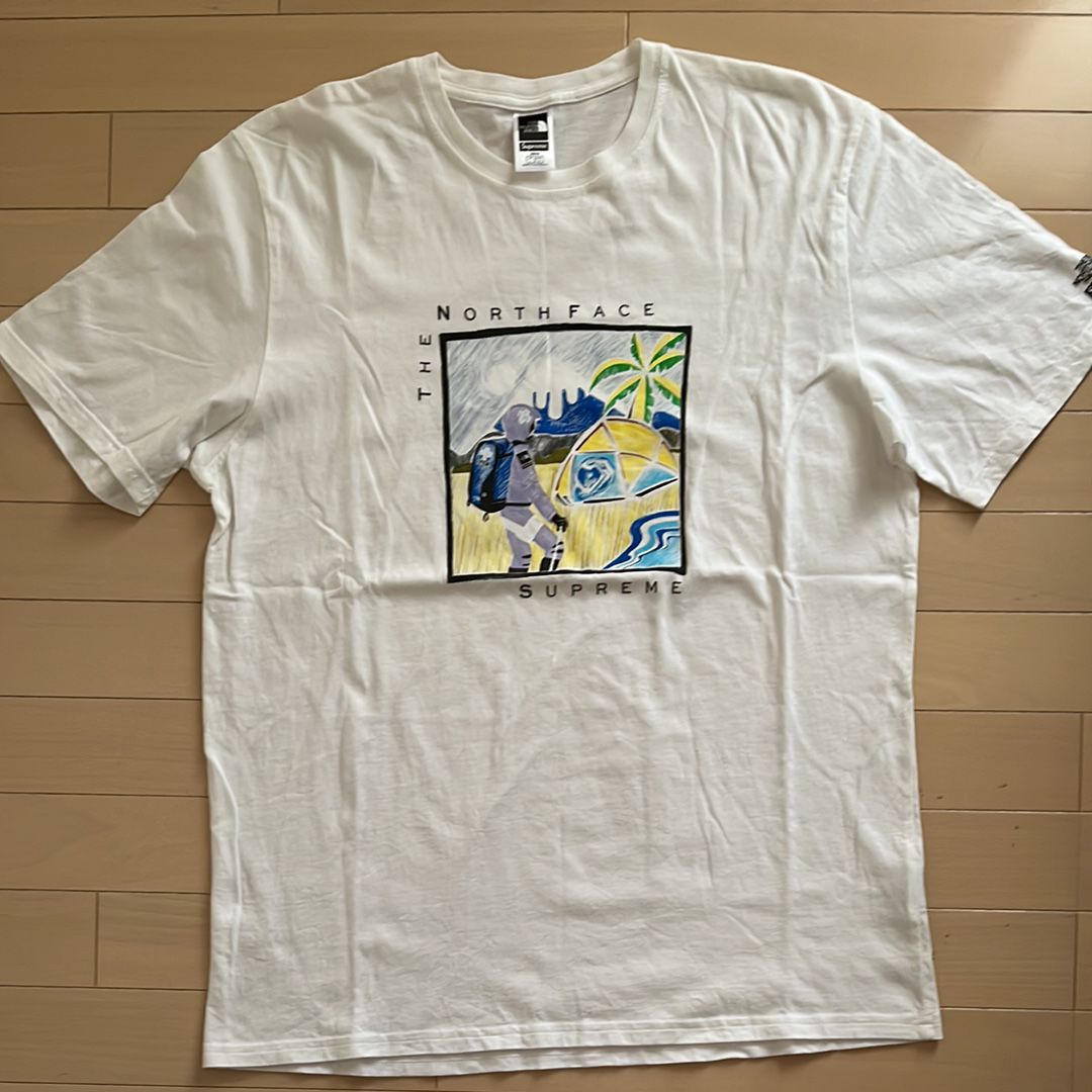 Supreme x The North Face Sketch S/S Top "White"