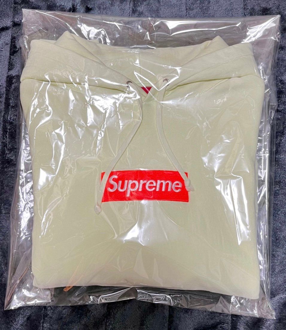 Supreme Box Logo Hooded Sweatshirt "Pale Lime" (17FW)