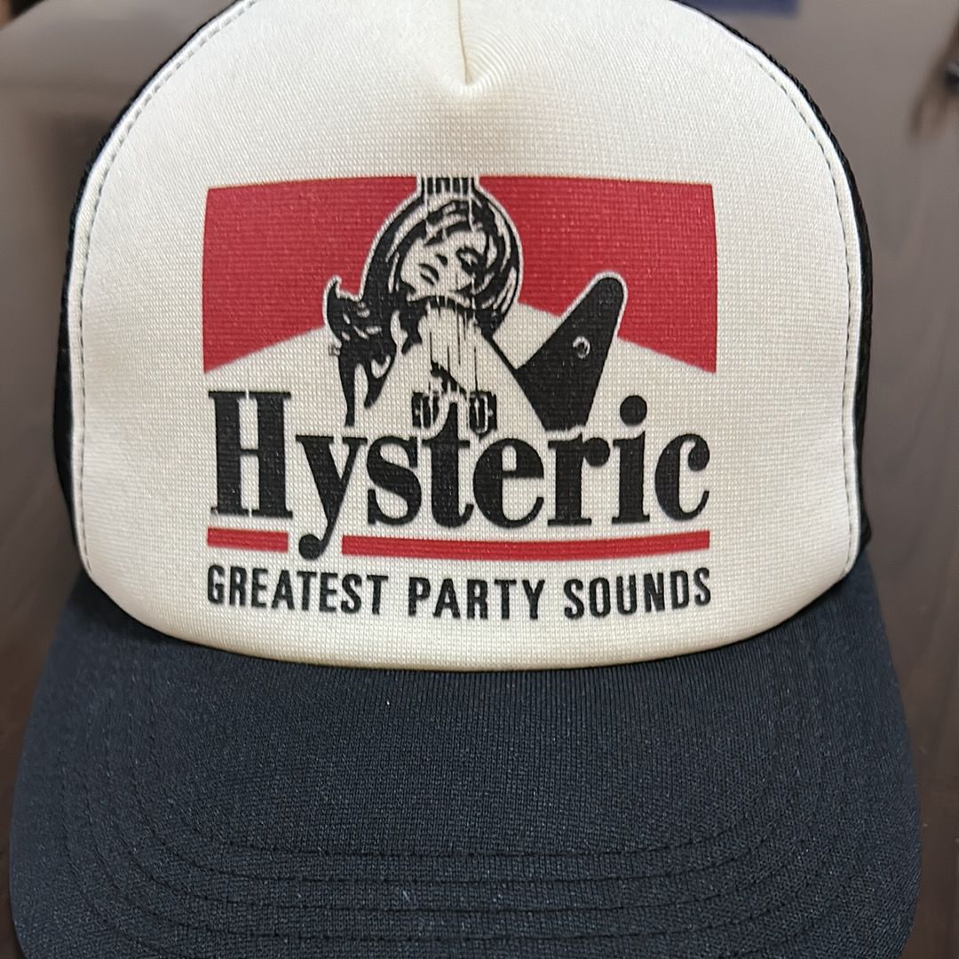 HYSTERIC GLAMOUR Guitar Girl Mesh Cap "Black" 02233QH05
