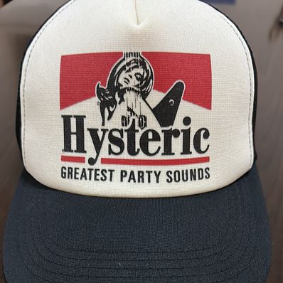 HYSTERIC GLAMOUR Guitar Girl Mesh Cap "Black" 02233QH05