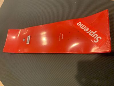 Supreme Uncut Box Logo Skateboard "Red"