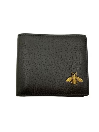 GUCCI Animalier Leather Coin Wallet