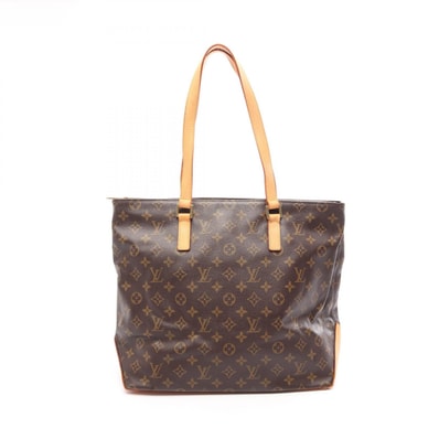 ルイ・ヴィトン LOUIS VUITTON カバメゾ モノグラム トートバッグ バッグ PVCコーティングキャンバス レザー レディース ブラウン系 M51151 【中古】