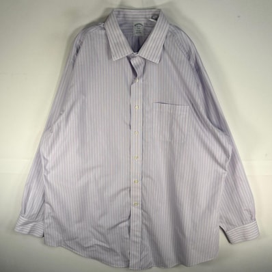 古着 ブルックスブラザーズ Brooks Brothers 長袖シャツ ストライプ 1818 REGENT 2XL パープル系 マルチカラー メンズ