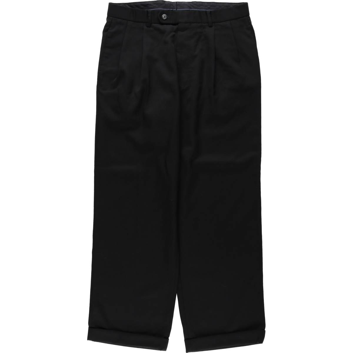 古着 ブルックスブラザーズ Brooks Brothers ツータック ウールパンツ スラックス カナダ製 メンズw33相当/eaa630259