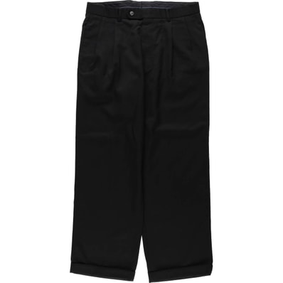 古着 ブルックスブラザーズ Brooks Brothers ツータック ウールパンツ スラックス カナダ製 メンズw33相当/eaa630259