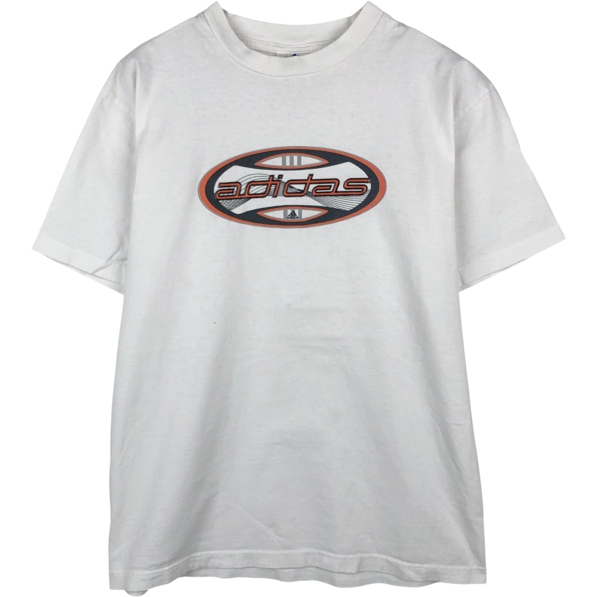 古着 アディダス adidas ロゴプリントTシャツ カナダ製 メンズM相当/eaa661054