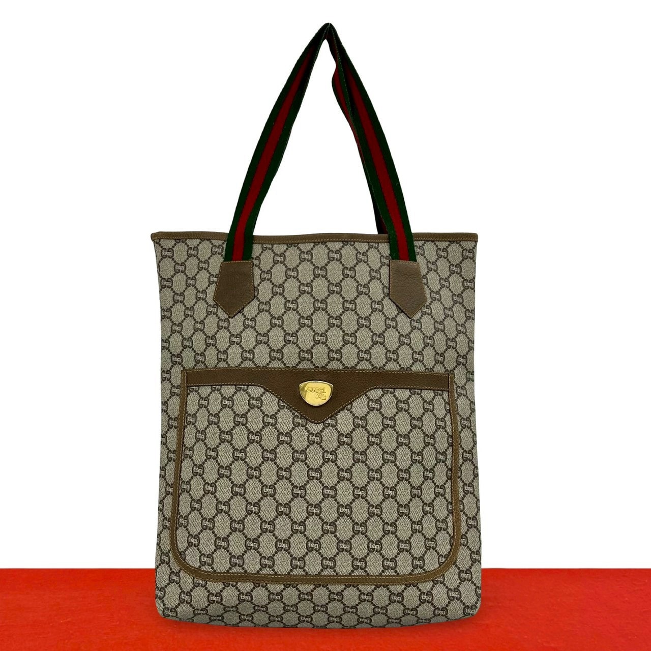 B (目立った傷や汚れなし)】GUCCI グッチ シェリーライン グッチプラス