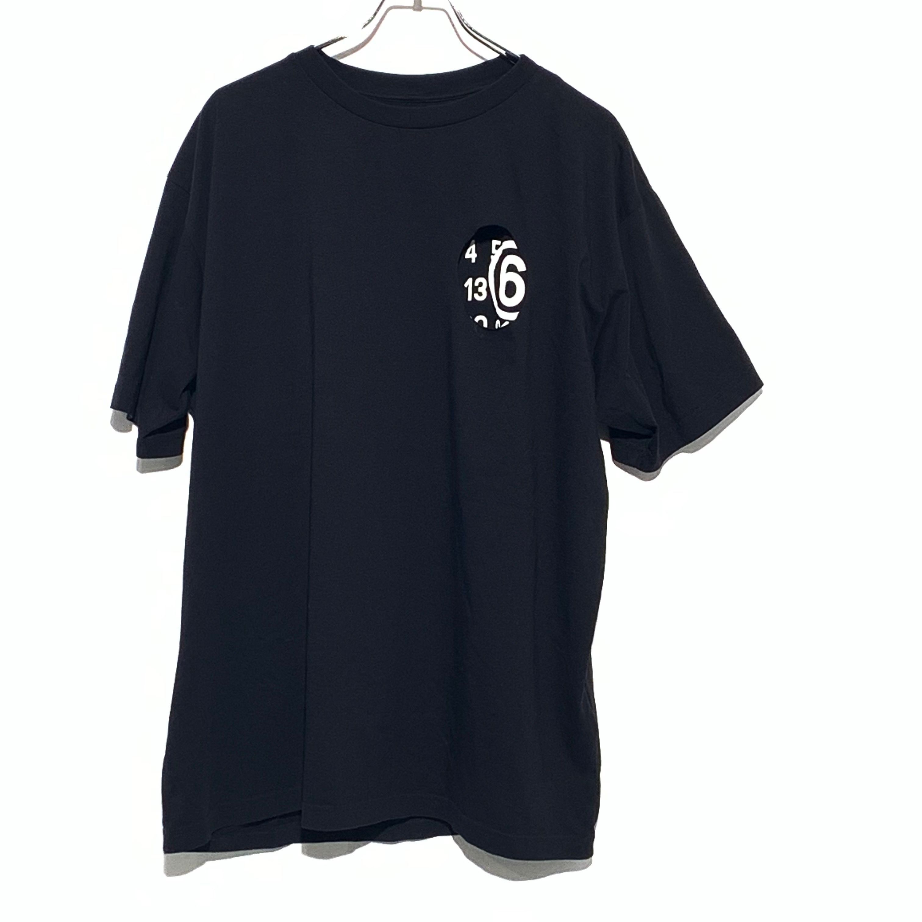 MM6 Maison Margiela Numbering Logo T-Shirt "Black"