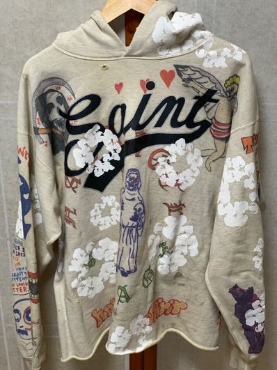 SAINT Mxxxxxx 22SS HOODIE GRAFFITTI "Grey"