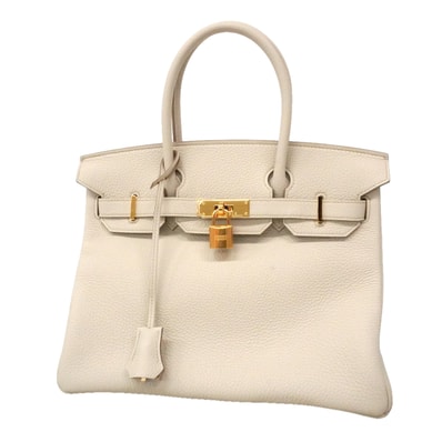 ★SALE【6ie6811-g】エルメス ハンドバッグ バーキン30 トゴ ベトン ゴールド金具 K刻印【中古】レディース