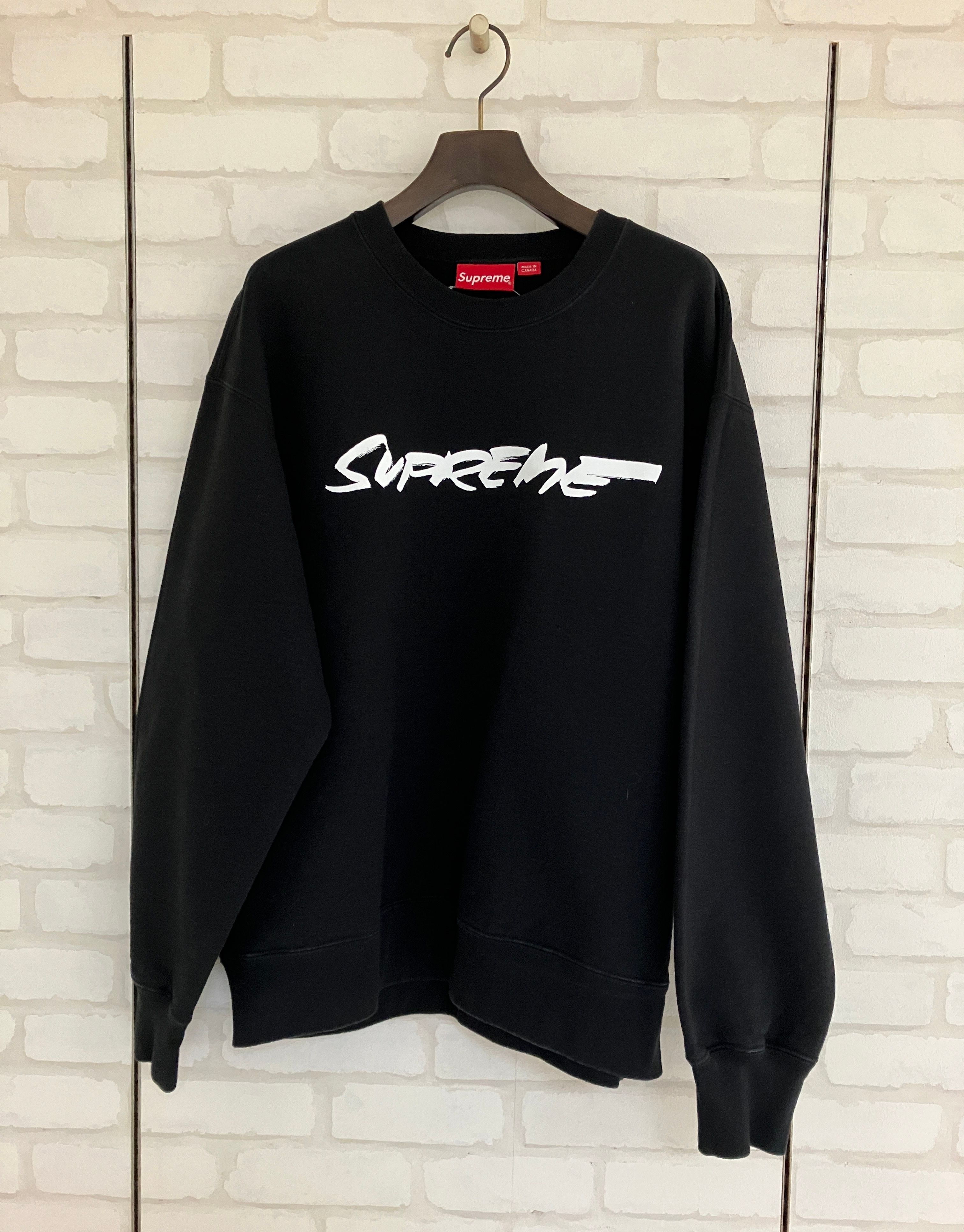 Supreme Futura Logo Crewneck "Black"