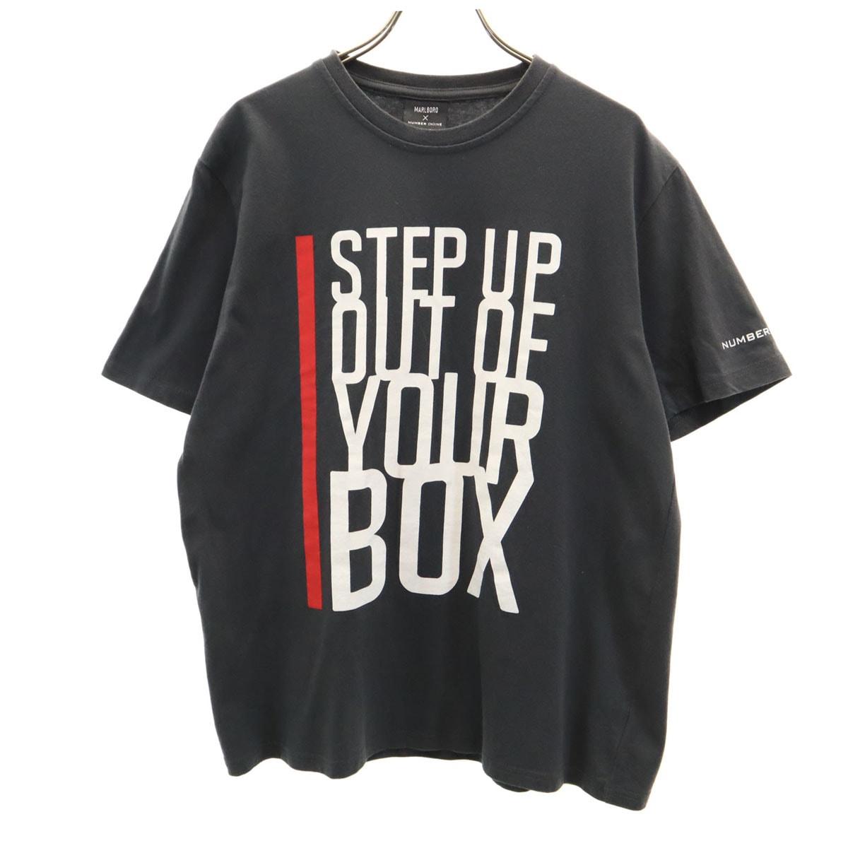 NUMBER(N)INE ナンバーナイン MARLBORO マルボロ コラボ 半袖 Tシャツ F チャコールグレー