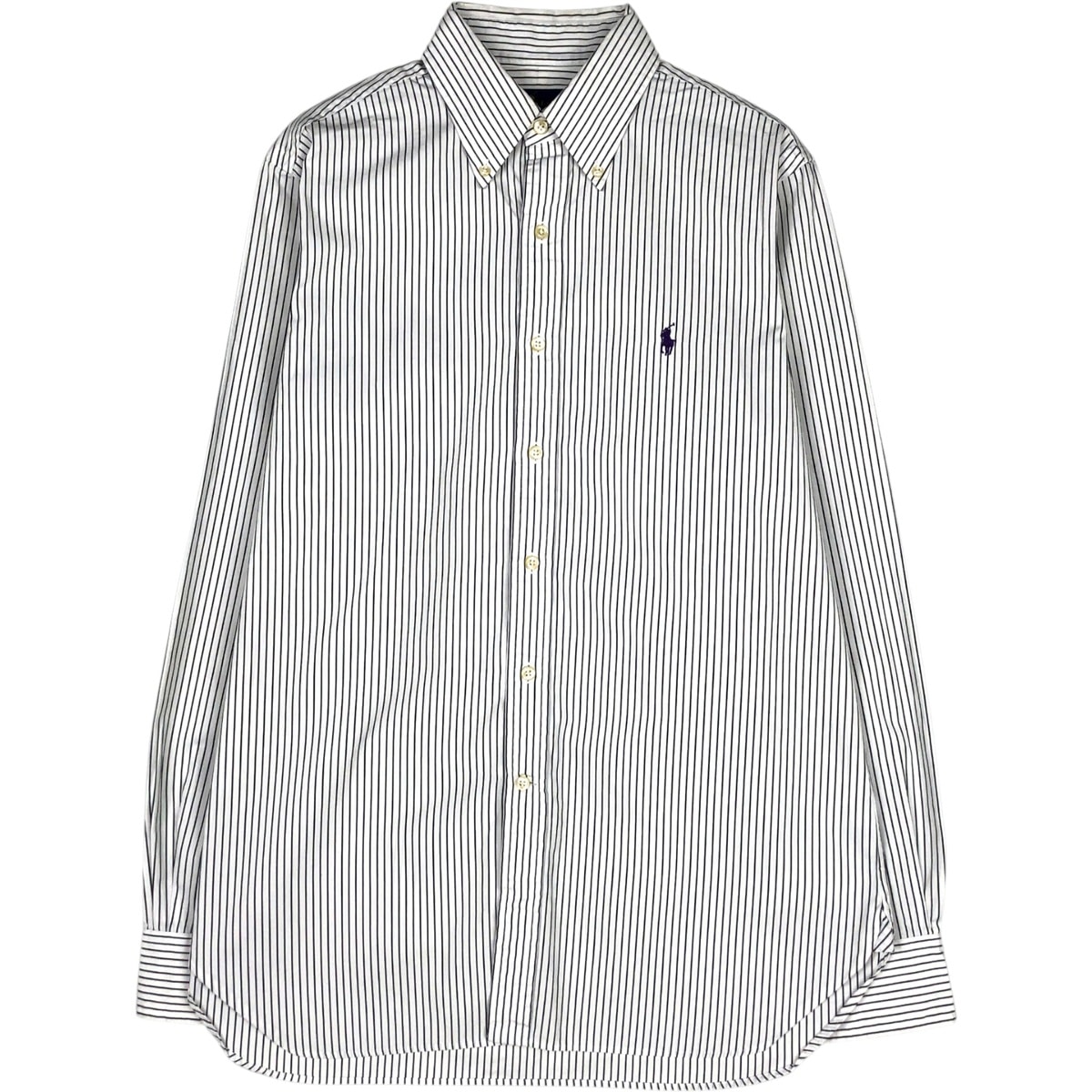 古着 ラルフローレン Ralph Lauren 長袖 ボタンダウンストライプシャツ メンズM相当/eaa663242