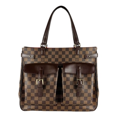ルイ ヴィトン LOUIS VUITTON ハンドバッグ ダミエ ユゼス ダミエキャンバス エベヌ ユニセックス N51128【中古】 z10301