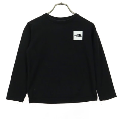 THE NORTH FACE ザノースフェイス NTJ32357 ワンポイントロゴ 長袖 Tシャツ 130cm ブラック ロンT