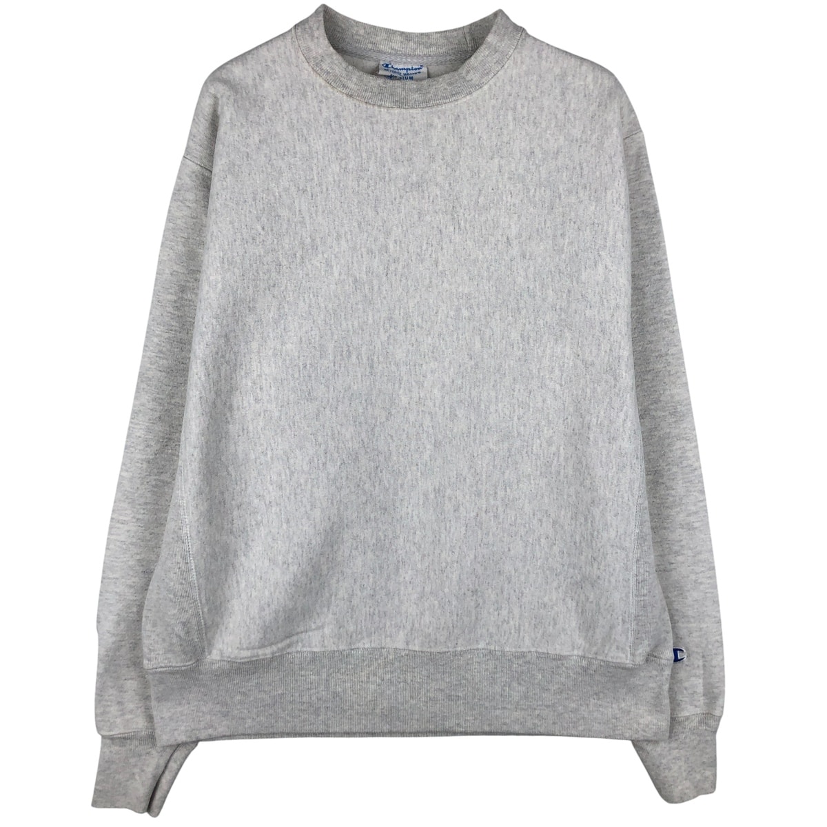 古着 チャンピオン Champion REVERSE WEAVE リバースウィーブ 目無し 無地 ブランクスウェットシャツ トレーナー メンズM相当/eaa598662