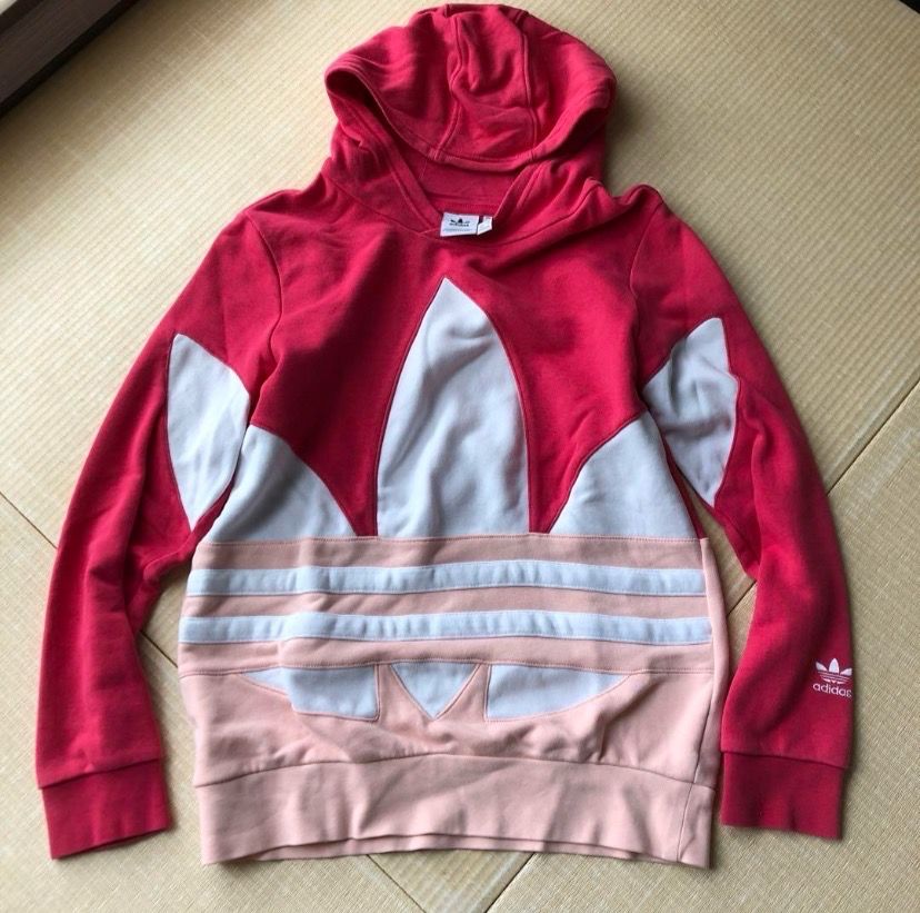 adidas アディダス パーカー スウェット パーカー ロゴ 160cm