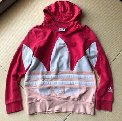 adidas アディダス パーカー スウェット パーカー ロゴ 160cm