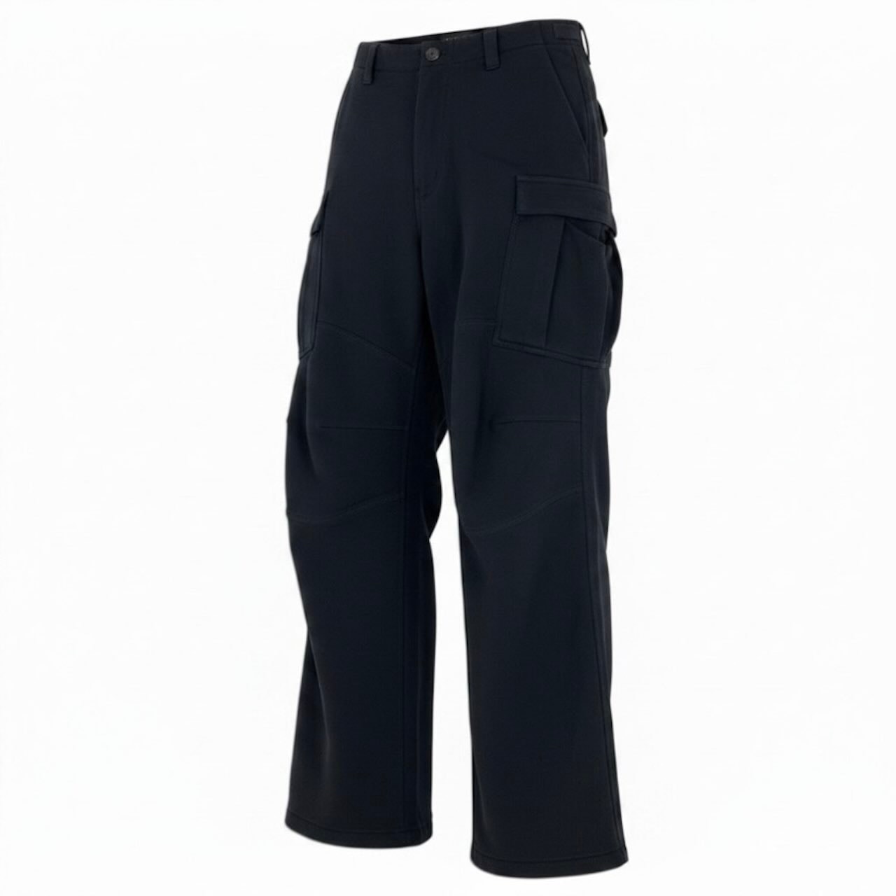 新品未使用 BALENCIAGA バレンシアガ スウェット カーゴ バギーパンツ Unisex ブラック コットン パンツ A3-00224 【中古】