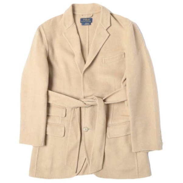 POLO RALPH LAUREN ポロ・ラルフローレン シングルブレステッド ベルテッド ブレザー 211800866002 0 BEIGE 2B テーラードジャケット アウター g27290