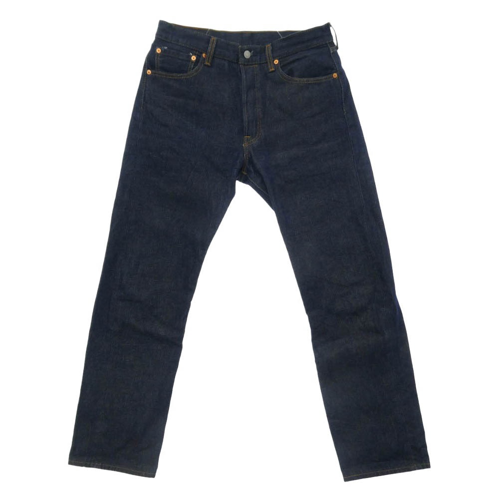 Levi's リーバイス 501 ボタンフライ ストレート デニム パンツ インディゴブルー系 W33【中古】