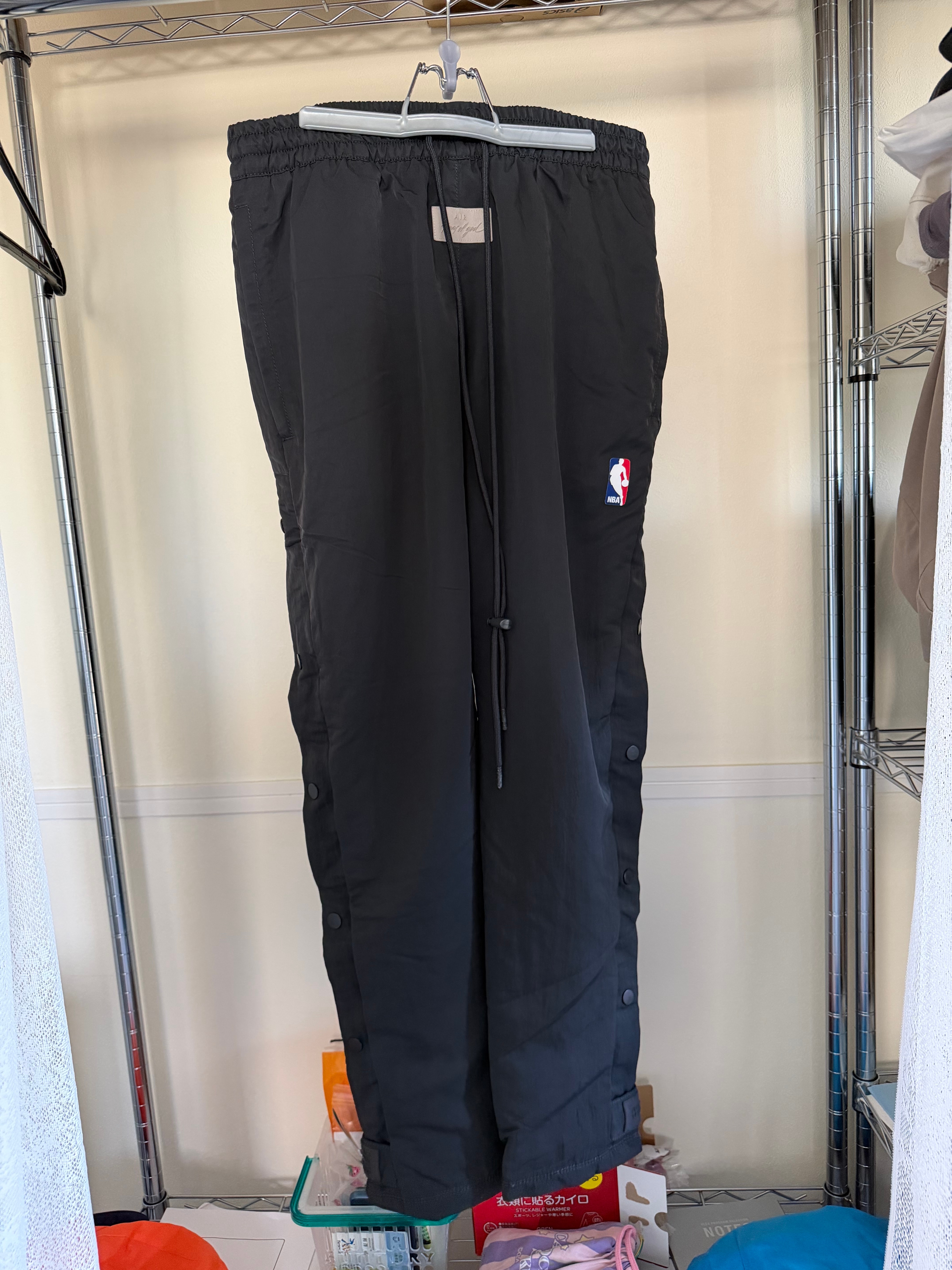 FEAR OF GOD / Nike Nylon Warm Up Pants "Off Noir"