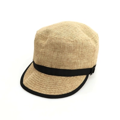 【中古】ザノースフェイス THE NORTH FACE ポリエステル ハイクキャップ 帽子 ベージュxブラック【サイズL】【メンズ】