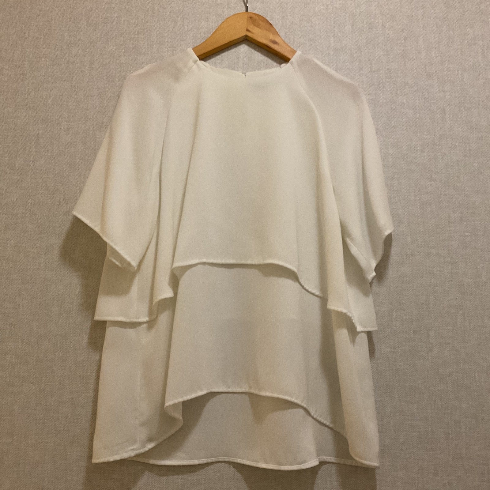 B (目立った傷や汚れなし)】ZARA【ザラ】ブラウス ホワイト XSの古着