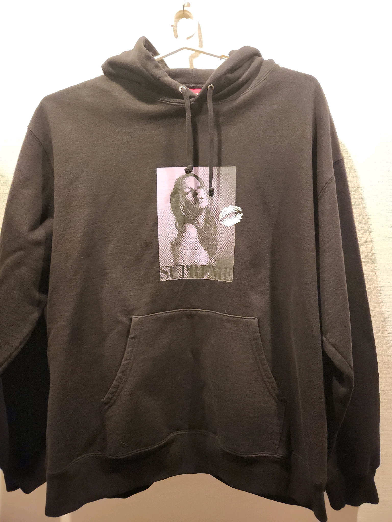 Supreme Kate Moss Hooded Sweatshirt "Black"