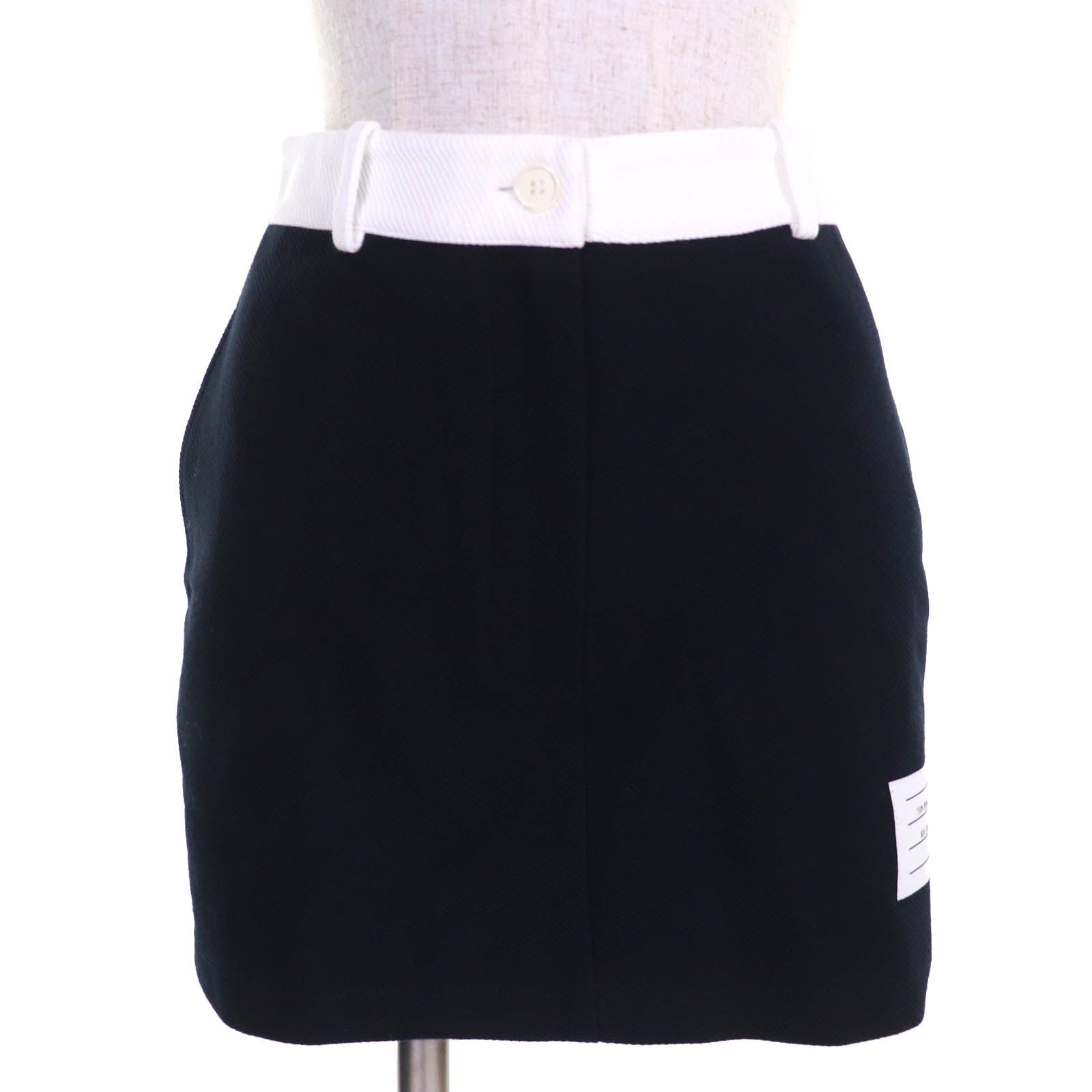 未使用に近い】トムブラウン ミニスカート テックツイル FJK137A