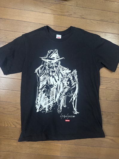 Supreme / Yohji Yamamoto® Scribble Portrait Tee "Black"