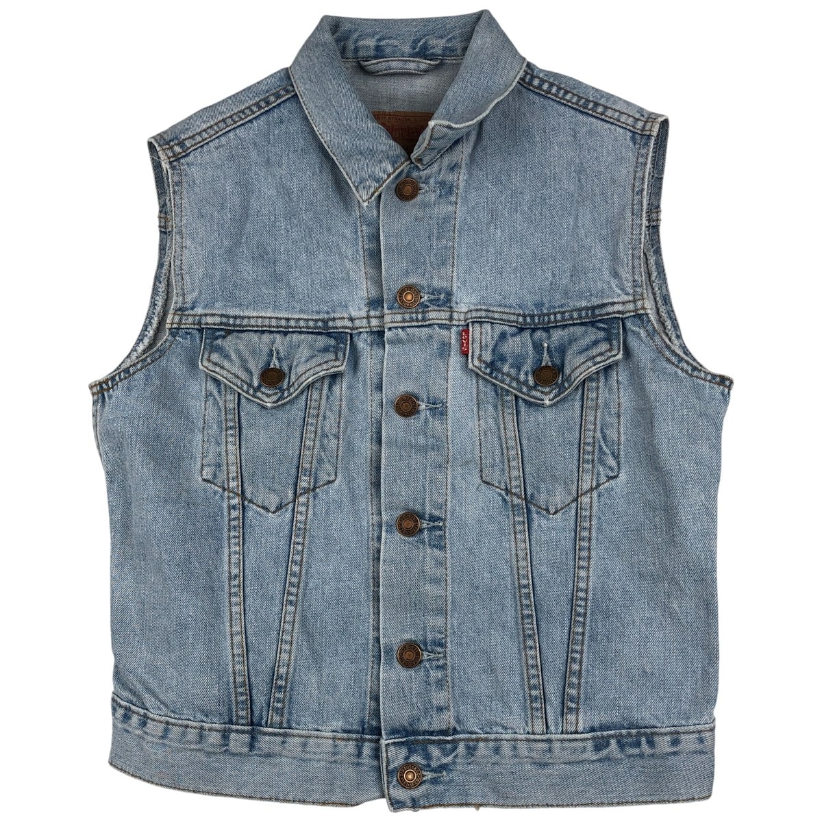 古着 90年代 リーバイス Levi's 70491-04 デニムベスト メンズL相当 ヴィンテージ/eaa609769