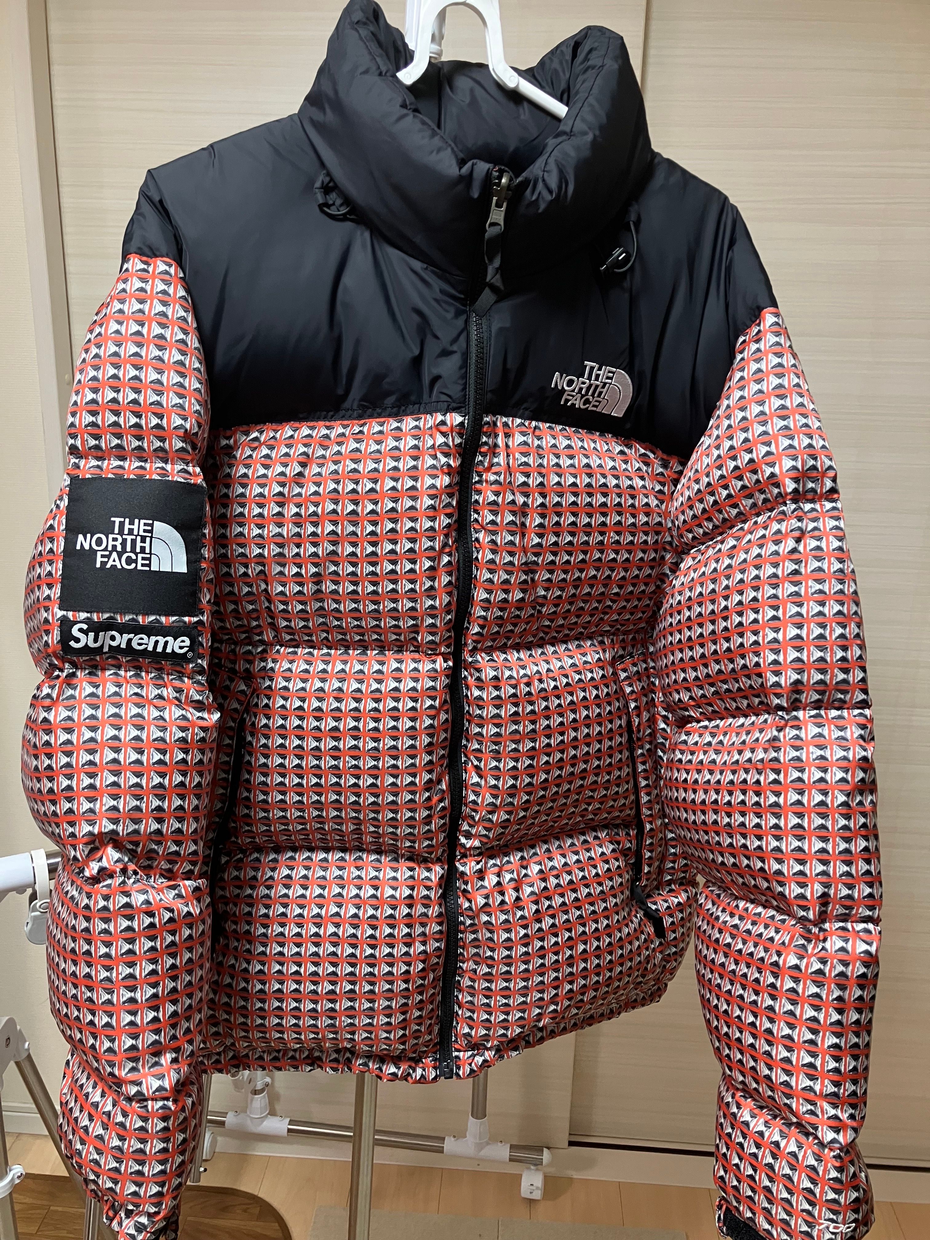 Supreme x The North Face Studded Nuptse Jacket "Red"