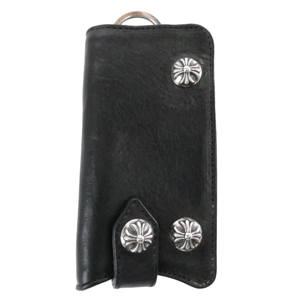 Chrome Hearts Leather Key Case "Black"