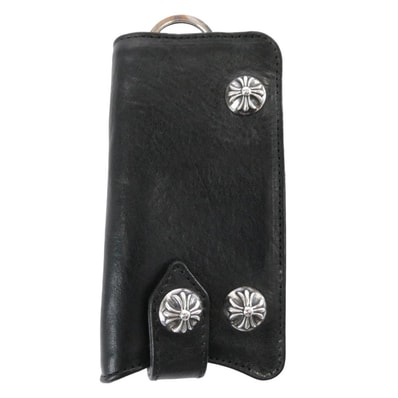 Chrome Hearts Leather Key Case "Black"